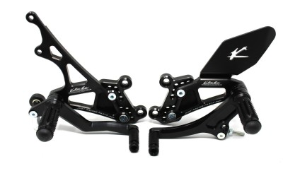 VALTER MOTO T1.5 ADJ REARSETS HONDA CBR1000R/RR 08-16 *NON ABS* IN BLACK image