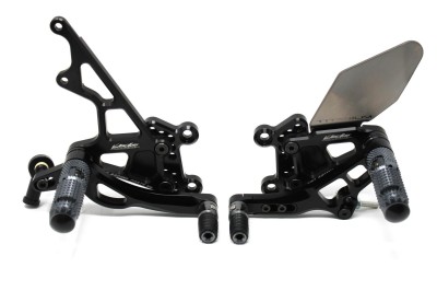 VALTER MOTO T3.5 ADJ. REARSETS HONDA CBR1000R/RR 08-16 *ABS* IN BLACK image