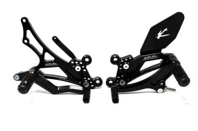 VALTER MOTO T1.5 ADJ REARSETS HONDA CBR1000RR 17-19 IN BLACK image