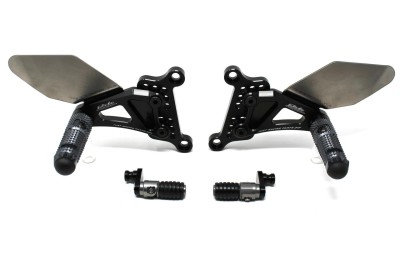 VALTER MOTO T3.5 ADJ REARSETS MV AGUSTA F4 / BRUTALE B4 10-18 IN BLACK image