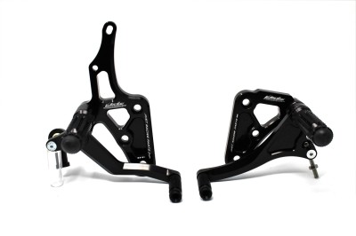 VALTER MOTO T1 FIXED REARSETS SUZUKI GSR750 10-16 / GSXS750 17-22 IN BLACK image