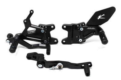 VALTER MOTO T1.5 ADJ REARSETS SUZUKI GSXR1000 17-24 *NON ABS* IN BLACK image
