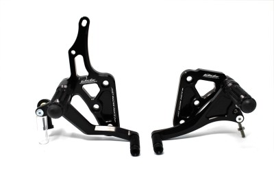 VALTER MOTO T1 FIXED REARSETS YAMAHA YZF R1 04-06 IN BLACK image