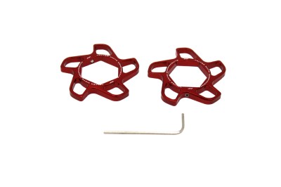 VALTER MOTO FORK PRELOAD ADJUSTERS IN RED     KAWASAKI/DUCATI/APRILIA/SUZUKI/HONDA image