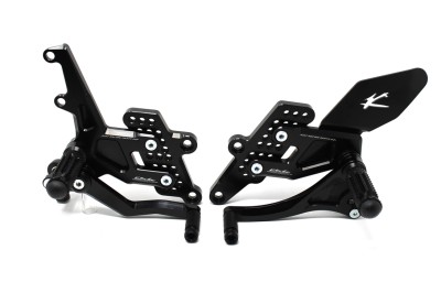 VALTER MOTO T1.5 ADJ REARSETS YAMAHA YZF R3 15-24 IN BLACK image