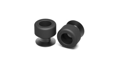 VALTER MOTO STAND SUPPORTS TRACK - ALUMINIUM & NYLON - IN BLACK  - USE WITH SSA KIT image