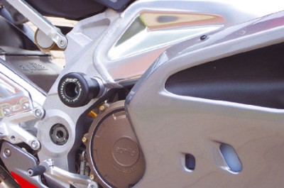 GSG REAR MOUNTED PROTECTORS, APRILIA RSV1000RR 04 ON/TUONO 02-11. NO MODS REQUIRED image