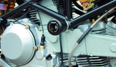 1 PAIR GSG PROTECTORS, DUCATI MONSTER ALL FROM 2001, (WITH 12mm ENGINE BOLT) image