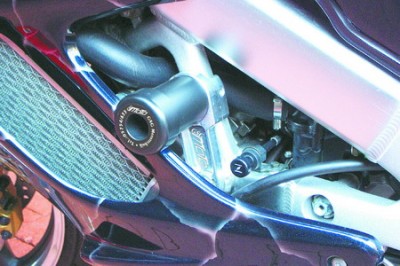 1 PAIR GSG PROTECTORS, HONDA VTR1000F (SC36) 97-00, NO MODIFICATIONS REQUIRED image