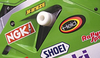 1 PAIR GSG PROTECTORS, KAWASAKI ZXR750 H1/2 89-90, NO MODIFICATIONS REQUIRED image