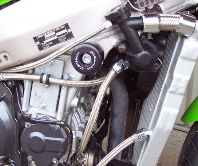 1 PAIR GSG PROTECTORS, KAWASAKI ZX7R/RR 1996-ON, FAIRNG MODIFICATIONS REQUIRED image