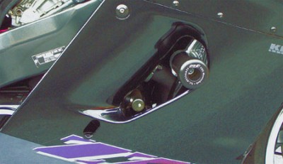 1 PAIR GSG PROTECTORS, KAWASAKI ZZR1100 1993 ON, NO MODIFICATIONS REQUIRED image