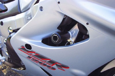 1 PAIR GSG PROTECTORS, KAWASAKI ZZR1200 2002 ON, NO MODIFICATIONS REQUIRED image