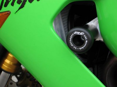 1 PAIR GSG PROTECTORS, KAWASAKI ZX6R/ZX636 05-06, NO MODIFICATIONS REQUIRED image