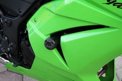 1 PAIR GSG PROTECTORS, KAWASAKI ZX250R NINJA 08 ON, NO MODIFICATIONS REQUIRED image