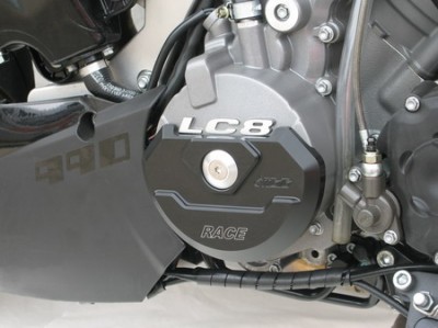GSG R/HAND ENGINE PROTECTOR, KTM 990SM 07-/SUPERDUKE R 05-,NO MODIFICATIONS REQUIRED image