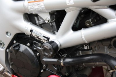 1 PAIR GSG PROTECTORS, SUZUKI SV650N NAKED, NO MODIFICATIONS REQUIRED image