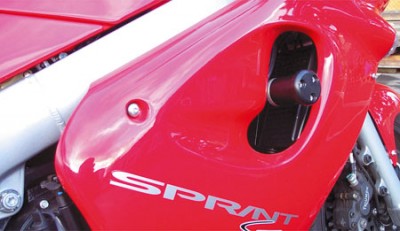 1 PAIR GSG PROTECTORS, TRIUMPH 955 SPRINT ST 99-04, NO MODS REQUIRED image