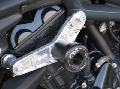 1 PAIR GSG PROTECTORS, TRIUMPH STREET TRIPLE 07 ON, NO MODIFICATIONS REQUIRED image