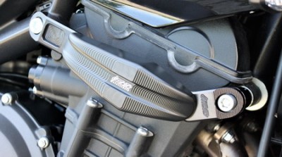 1 PAIR GSG PROTECTORS, STREET TRIPLE 765 2017 - 2019 NO MODIFICATIONS REQUIRED image