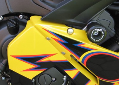 1 PAIR GSG PROTECTORS, YAMAHA R6/R6S 2003-05, NO MODIFICATIONS REQUIRED image