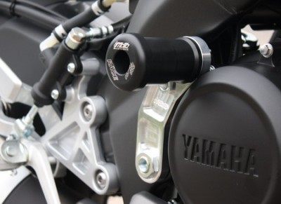 1 PAIR GSG CRASH PROTECTORS, YAMAHA MT125 (RE11) 2014-, NO MODIFICATIONS REQUIRED image