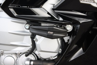 1 PAIR GSG CRASH PROTECTORS, YAMAHA FJR1300 2013-15, NO MODIFICATIONS REQUIRED image