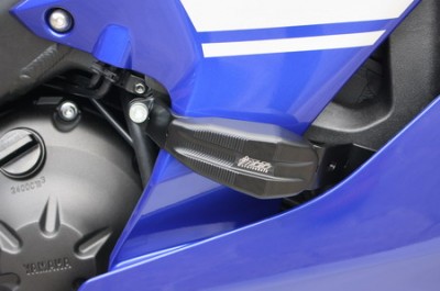 1 PAIR GSG PROTECTORS, YAMAHA YZF-R6 2017-22 NO MODIFICATIONS REQUIRED image