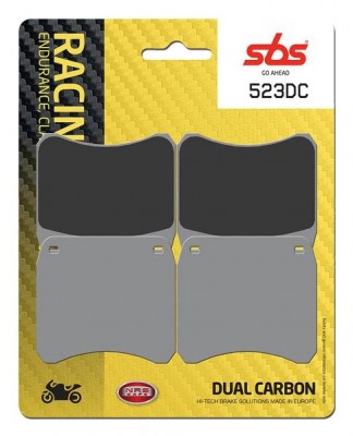 1 SET SBS DUAL CARBON RACING FRONT BRAKE PADS, AP RACING CP-2696/3696/3697 image
