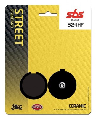 1 SET SBS CERAMIC FRONT BRAKE PADS HYOSUNG / KREIDLER / SUZUKI GP125 ALL MODELS 77-84 image