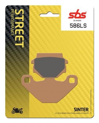 1 SET SBS STREET SINTERED REAR BRAKE PADS KAWASAKI ZZR250 1990-2001 / KLR650 1987-2004 image