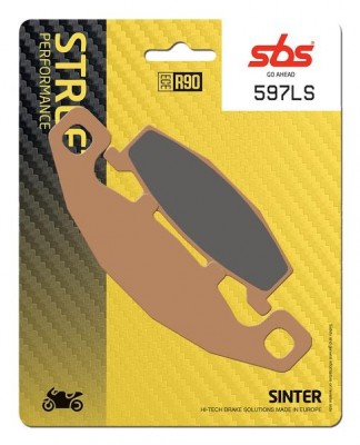 1 SET SBS STREET SINTERED REAR BRAKE PADS KAWASAKI ZZR1100 1990-1993 image