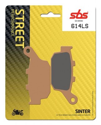 1 SET SBS STREET SINTERED REAR BRAKE PADS XRV650 88-89 / XRV750 AFRICA TWIN 90-03 image