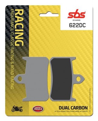 1 SET SBS DUAL CARBON RACING FRONT BRAKE PADS RC30 / RC45 /CBR900RR 92-97 / NC30 / NC35 image