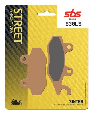 1 SET SBS STREET SINTERED REAR BRAKE PADS TRIUMPH TIGER 1050 SE 2009-2013 image