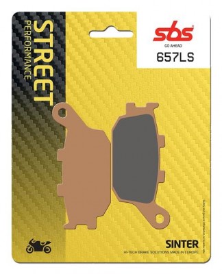 1 SET SBS STREET SINTERED REAR BRAKE PADS XSR700/900 16-24/ R7 22-24 / R1 04-14 / R6 03-16 image
