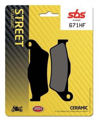 1 SET SBS CERAMIC FRONT BRAKE PADS image