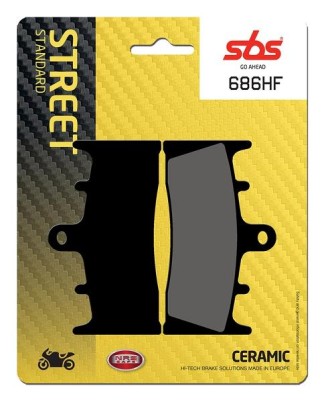 1 SET SBS CERAMIC FRONT BRAKE PADS, ZX-6R 98-01 /  636 02 / ZRX1200 01-04 image