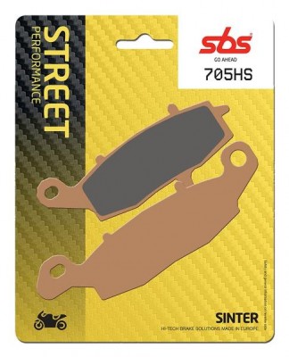 1 SET SBS STREET SINTERED FRONT BRAKE PADS SUZUKI SV650 99-12 (RIGHT) image