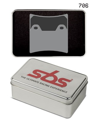 1 SET SBS DUAL SINTERED DS-2 RACING FRONT BRAKE PADS image