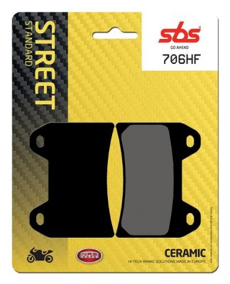 1 SET SBS CERAMIC FRONT BRAKE PADS APRILIA RSV1000 MILLE R / SP 2000 image
