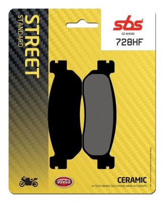 1 SET SBS CERAMIC FRONT BRAKE PADS YAMAHA TW125 99-07 / TW200 01-22 image