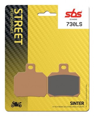 1 SET SBS STREET SINTERED REAR BRAKE PADS APRILIA RSV1000  MILLE 97-03 / HPK image