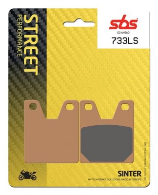 1 SET SBS STREET SINTERED REAR BRAKE PADS YAMAHA YZF R1 98-01 / YZF750 R7 OW02 99-02 image