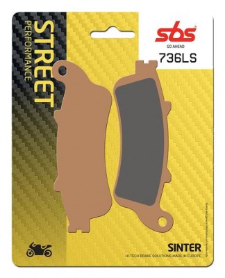 1 SET SBS STREET SINTERED REAR BRAKE PADS HONDA VFR800 06-13 / FI 98-01 / V-TEC 02-05 image