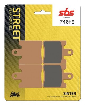 1 SET SBS STREET SINTERED FRONT BRAKE PADS YAMAHA FJR1300 A 13-20 / ABS 06-12 image