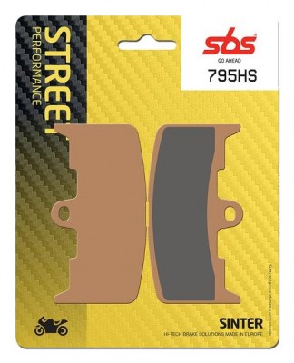 1 SET SBS STREET SINTERED FRONT BRAKE PADS BUELL XB12R / XB12S 04-08 / XB12X 06-10 image
