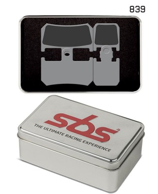 1 SET SBS DUAL SINTERED DS-1 RACING FRONT BRAKE PADS YAMAHA R1 2007-2014 image