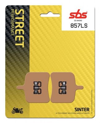 1 SET SBS STREET SINTERED REAR BRAKE PADS BUELL 1125CR 09-10 / 1125R 08-10 image