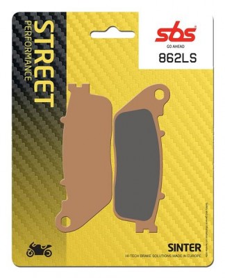 1 SET SBS STREET SINTERED REAR BRAKE PADS HONDA VFR800F 14-19 / VFR1200F 10-19 image